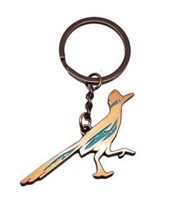 Route 66 Tag – Road Runner Keychain (Bronze)