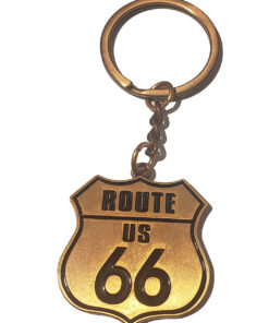 Route 66 Tag – Route 66 Keychain (Bronze)