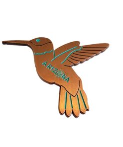 Arizona – Hummingbird Magnet (Bronze)