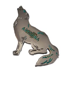 Arizona – Coyote Magnet (Silver)