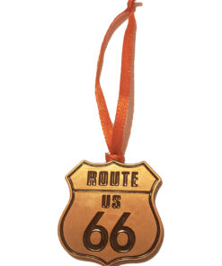 Route 66 Tag – Route 66 Mini Ornament (Bronze)