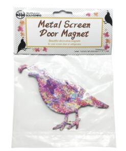 Quail – Colorful Enamel Screen Door Magnet