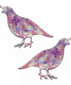 Quail – Colorful Enamel Screen Door Magnet