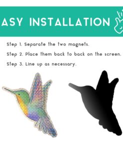 Hummingbird – Holographic Flex Screen Door Magnet