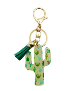 Cactus Garden w “SEDONA” – Acrylic Cactus Bag Charm/ Key Chain
