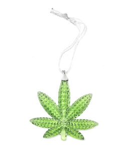 Happy Leaf – Crystal Ornament
